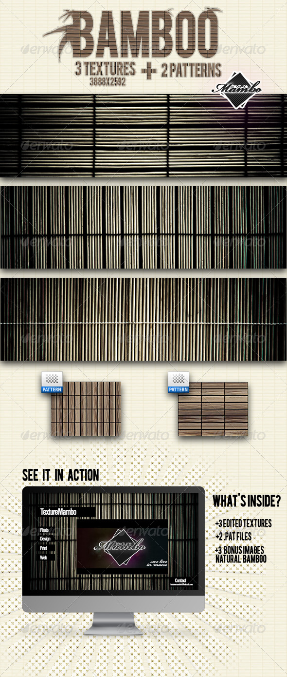 Bamboo - Wood Background Textures - Wood Textures