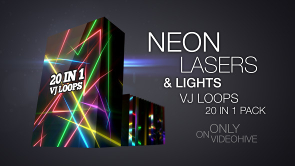 Neon Lasers And Lights VJ Pack