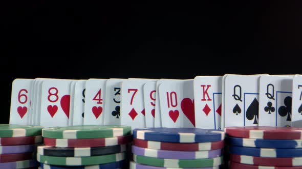 Gambling Money Chips And Poker Cards 4 alt