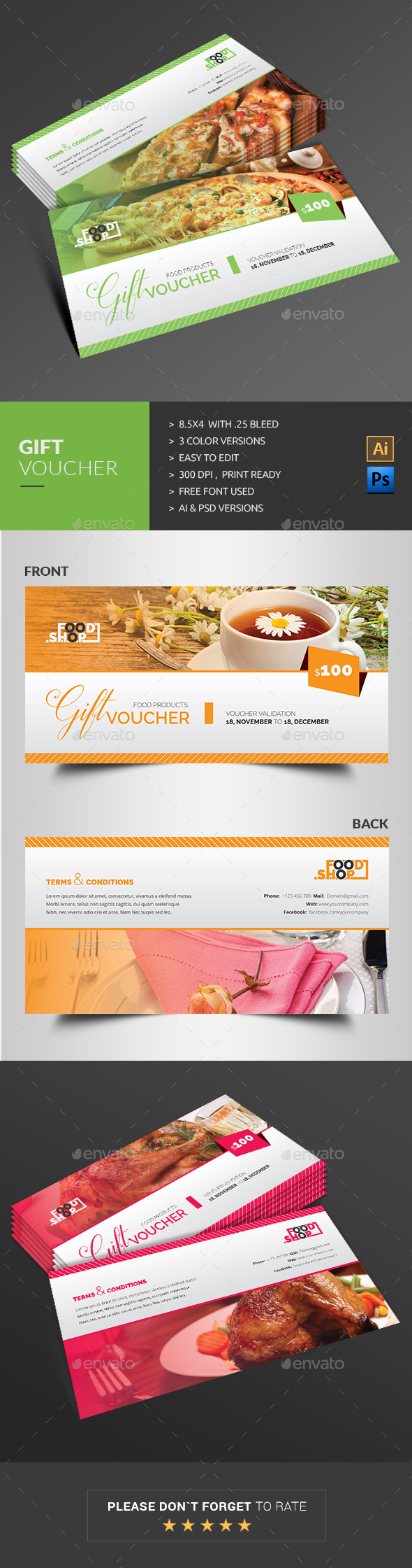 Gift Voucher - Loyalty Cards Cards & Invites