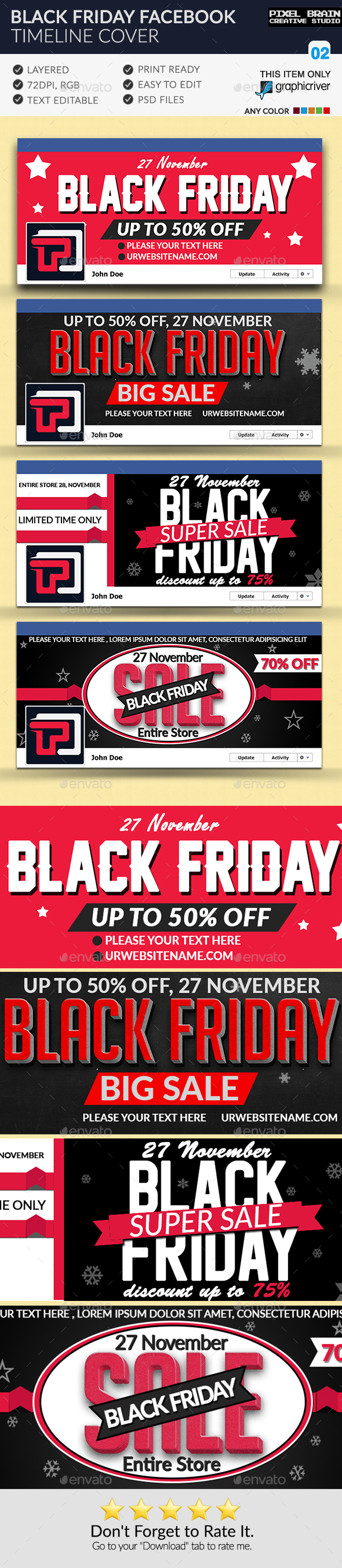 Black Friday Facebook Cover