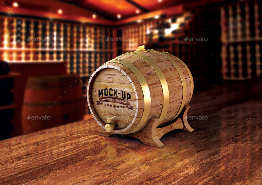 Download Photorealistic Wine House Logo Mock-up by novaremkt ...