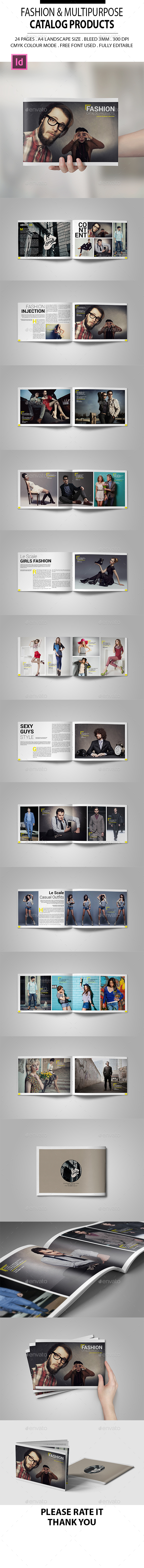 Fashion & Multipurpose Catalog Product - Catalogs Brochures