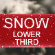 Snow Lower Third - VideoHive Item for Sale