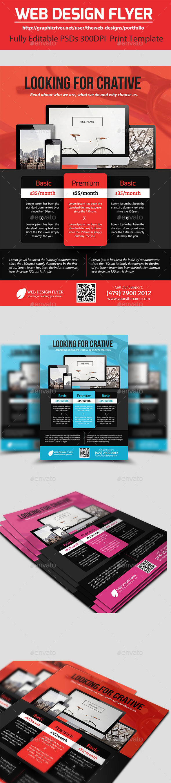 Web Design Flyer - Corporate Flyers