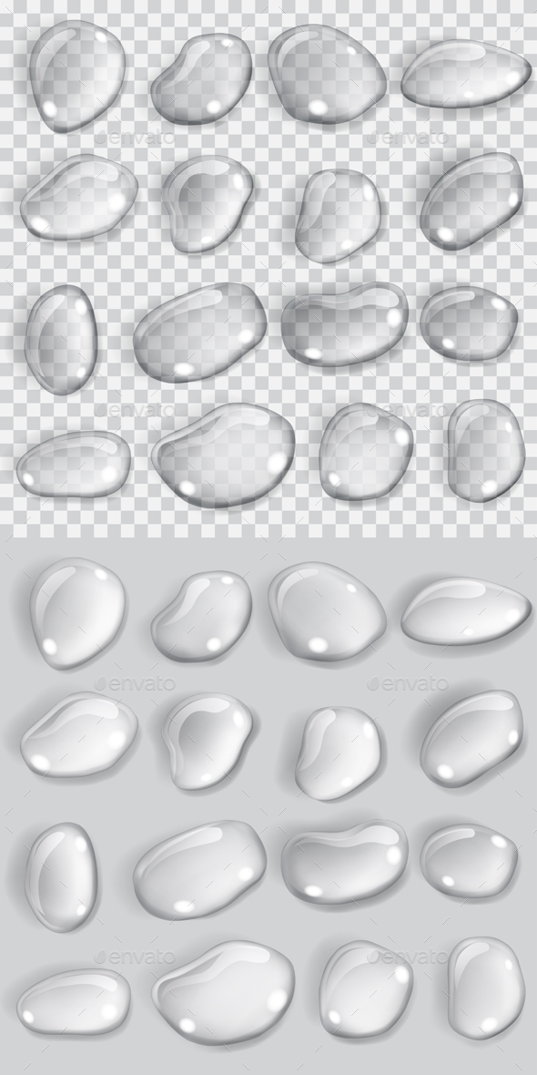 Gray Drops - Nature Conceptual
