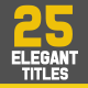 Titles - VideoHive Item for Sale
