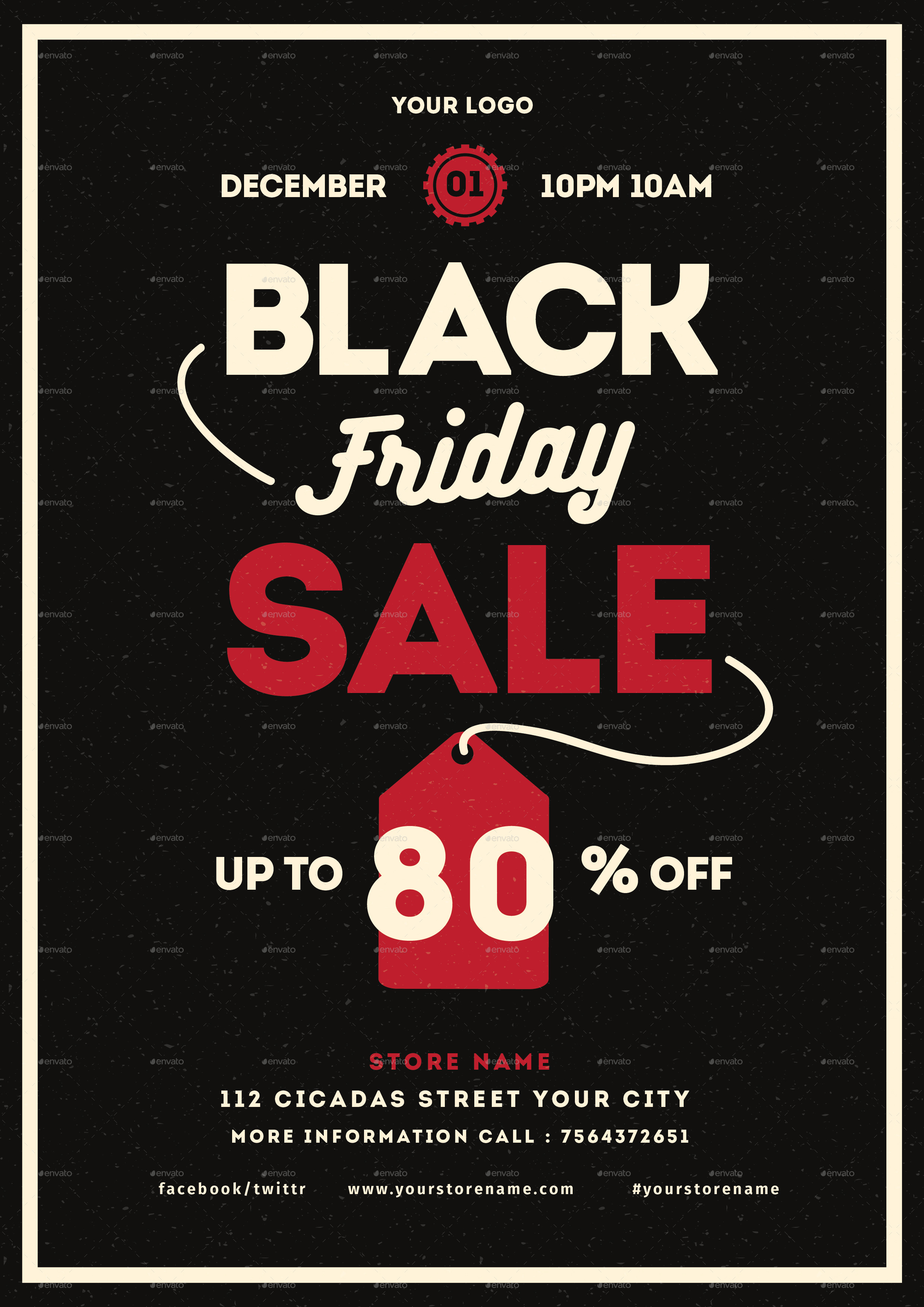 black friday sale flayer by lilynthesweetpea graphicriver flyer black friday