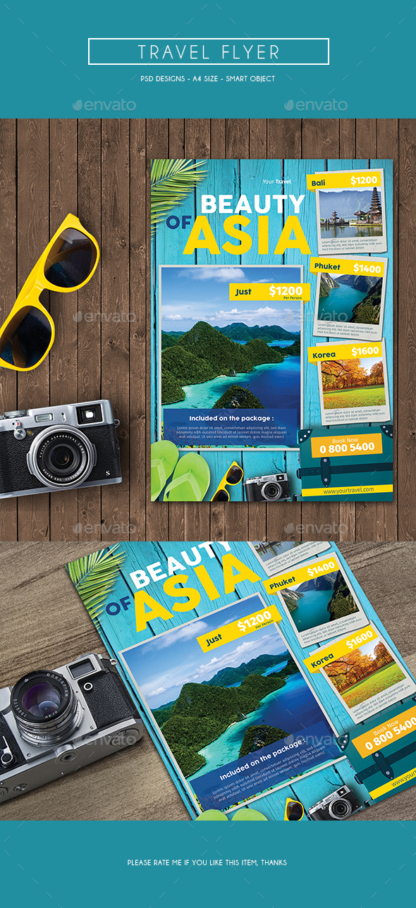 Travel Flyer - Holidays Events