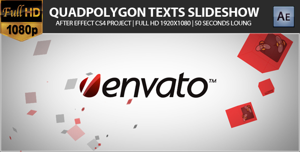 Quadpolygon Texts or Photo Slideshow