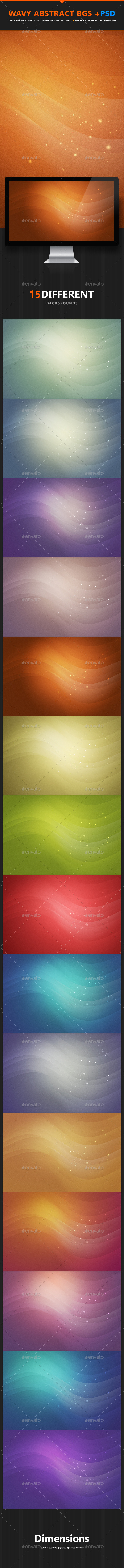 Waves Abstract Backgrounds V2 - Abstract Backgrounds