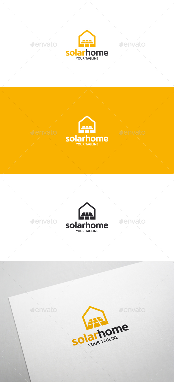 Solar Home - Logo Template - Objects Logo Templates