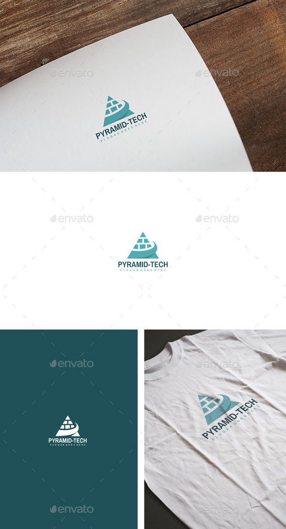 Pyramid Technologie IT Logo - Abstract Logo Templates