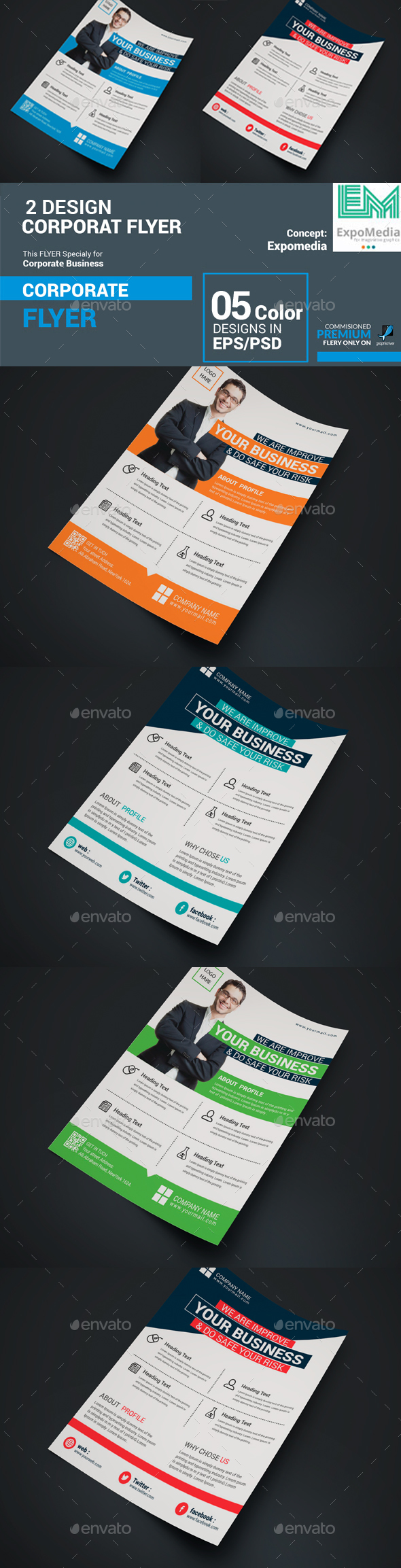 Corporate Flyer Pack D_2 - Corporate Flyers