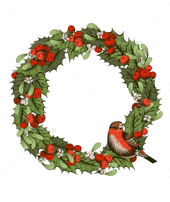 Christmas Wreath - Christmas Seasons/Holidays