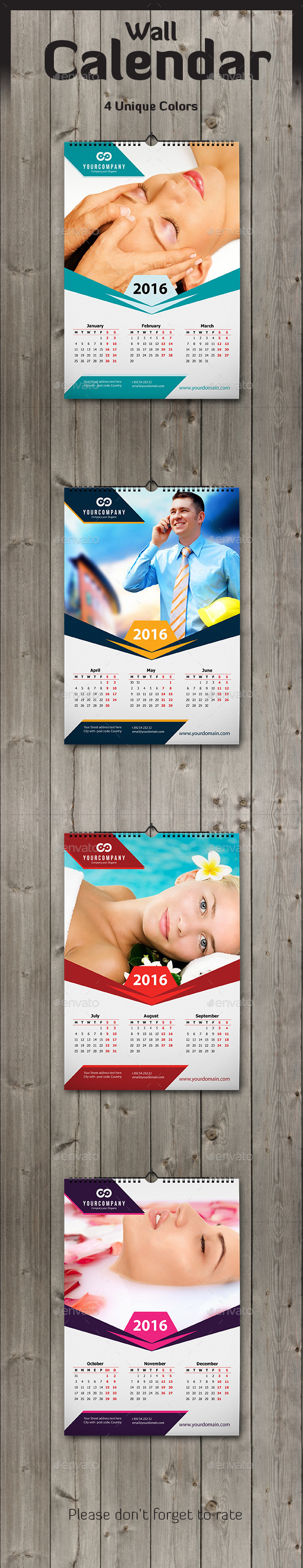 Wall Calendar 2016 - Calendars Stationery