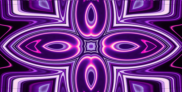 Purple Neon Kaleida