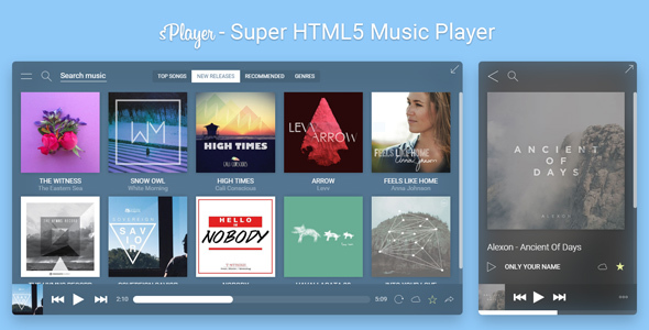 sPlayer - Super HTML5 Music Player