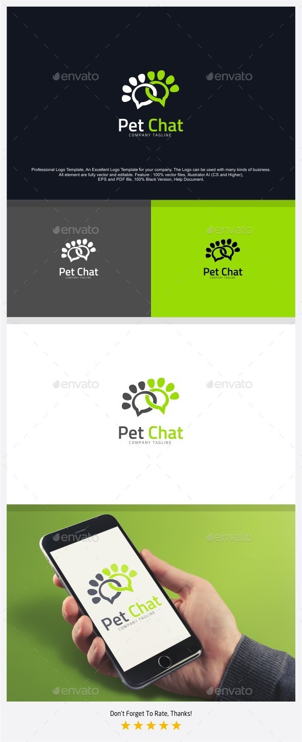 Pet Talk - Pet Blog Logo - Animals Logo Templates