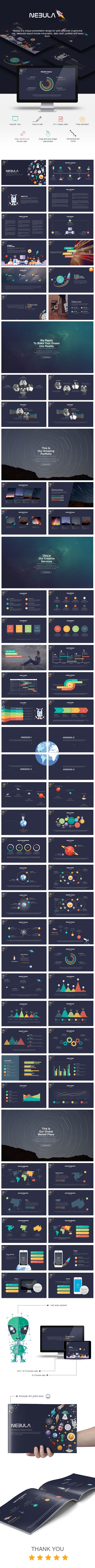 Nebula Keynote Presentation - Creative Keynote Templates