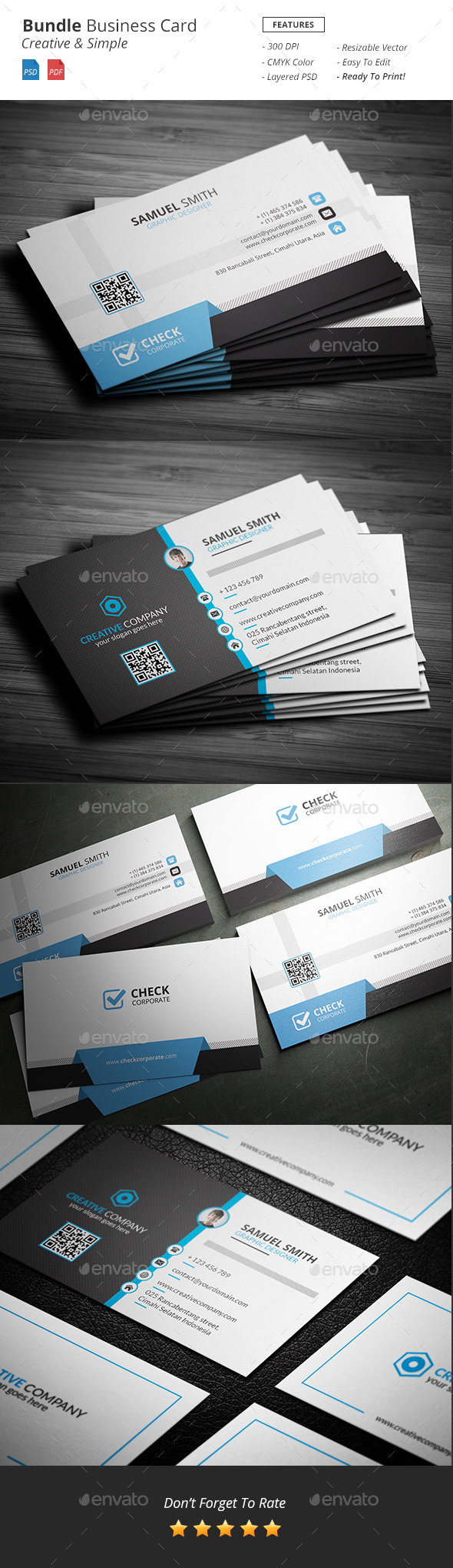 Bundle Business Card - Corporate Business Cards