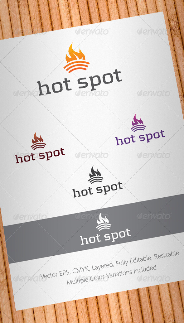 Hot Spot Logo Template V2 - Abstract Logo Templates