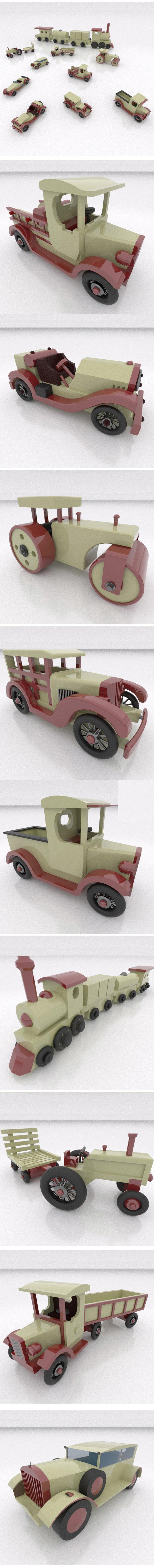 Toy Cars package - 3Docean 13820689