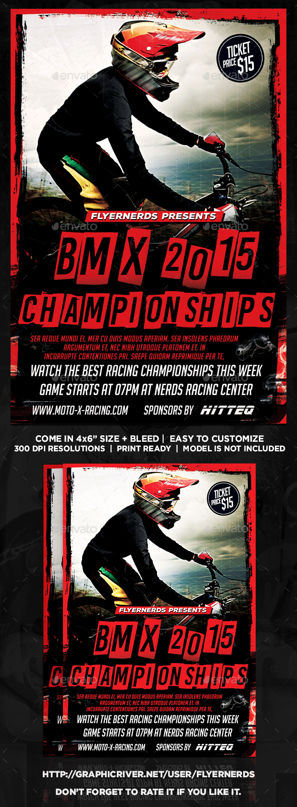 BMX Championships Sports Flyer - Sports Events