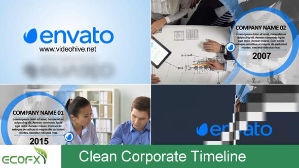 Clean Corporate Timeline - VideoHive 13822736