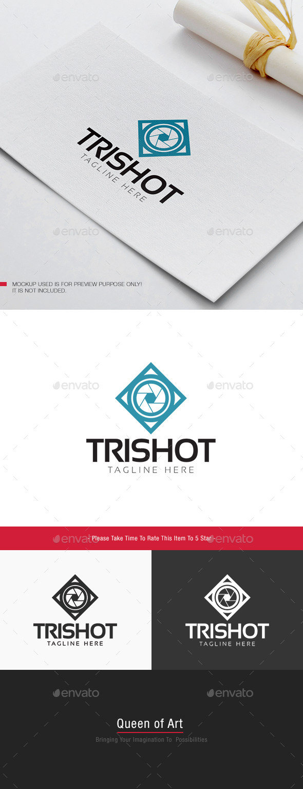 Tri Shot Logo - Objects Logo Templates