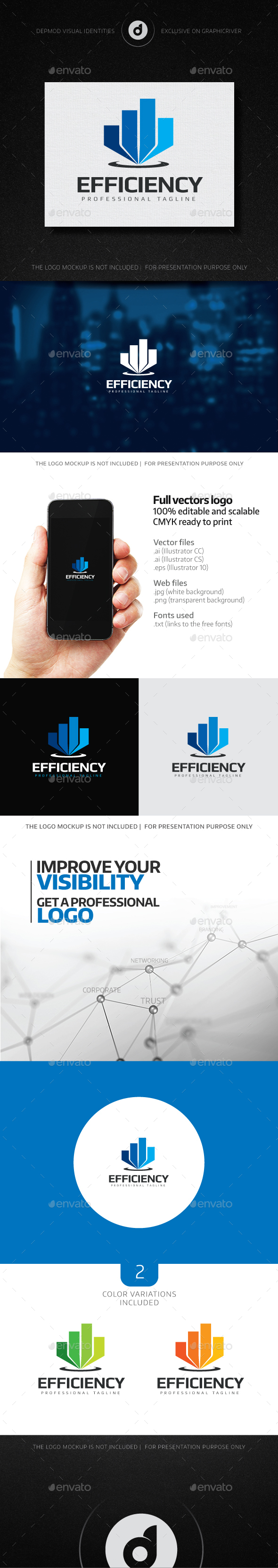 Efficiency Logo - Symbols Logo Templates