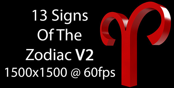 12 Signs Of The Zodiac 3D
