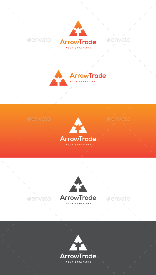 Arrow Trade Logo - Letters Logo Templates