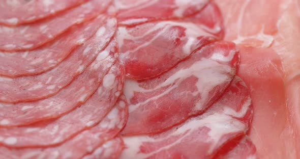 Salami and sliced ham alt