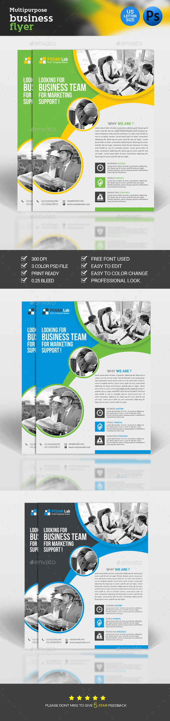 Business Flyer Template - Corporate Flyers