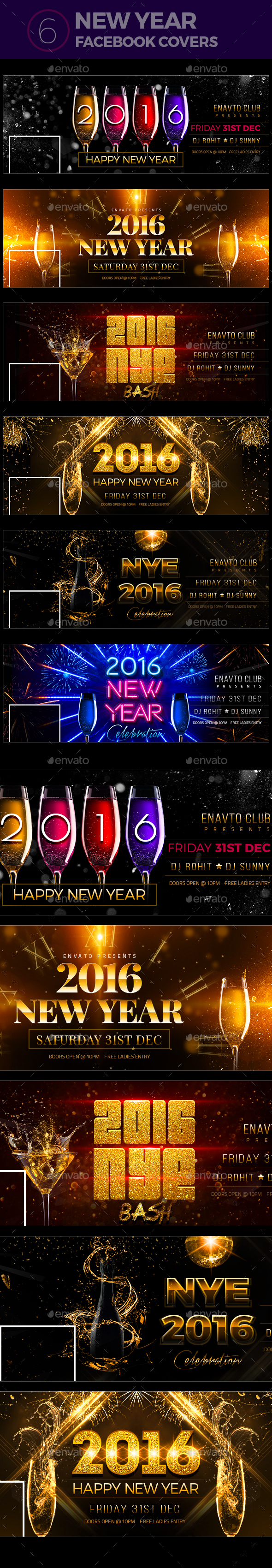 New Year Party Facebook Covers - Facebook Timeline Covers Social Media