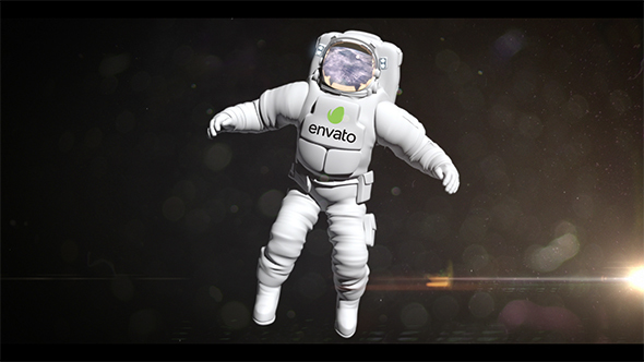 Your Logo on the Astronaut