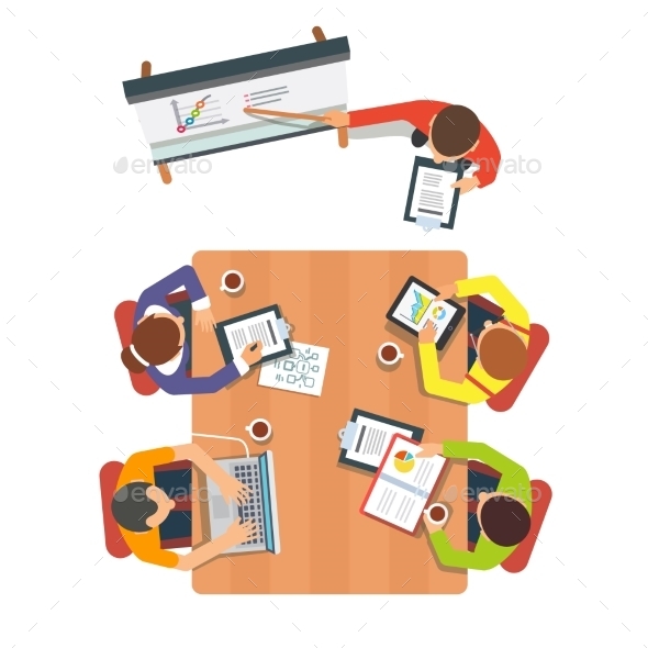 Business Presentation or Conference Session - People Characters
