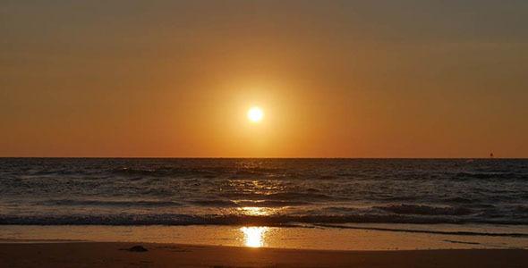 Sunset Over the Sea alt