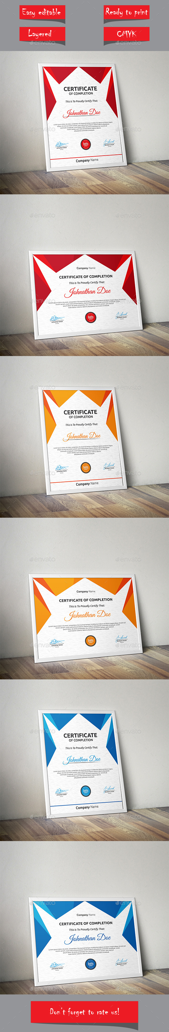 Certificate - Certificates Stationery