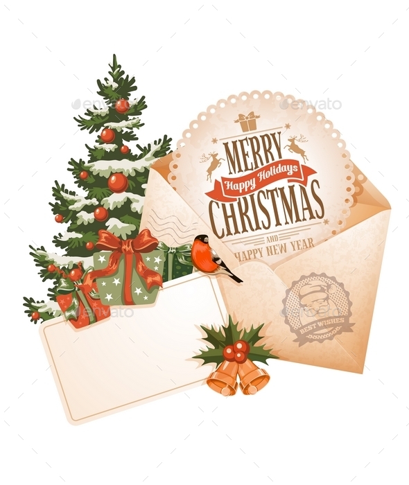 Vintage Christmas Card - Christmas Seasons/Holidays