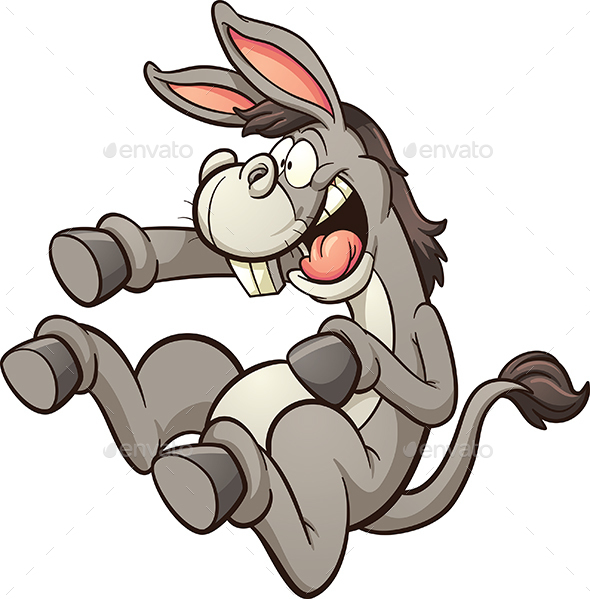 Laughing Donkey - Animals Characters