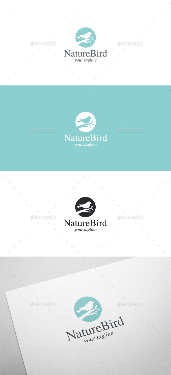 Nature Bird Logo Template - Animals Logo Templates