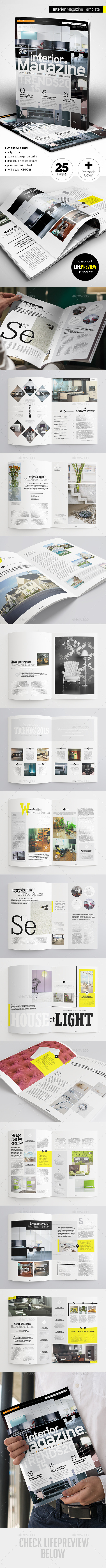 Interior Magazine - Magazines Print Templates