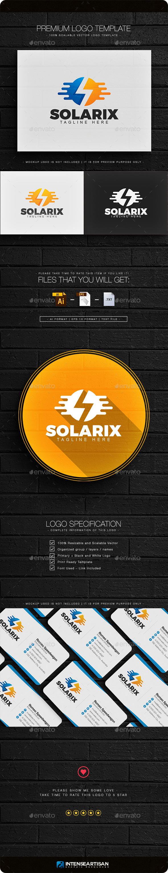 Solarix - Letter S Logo - Letters Logo Templates