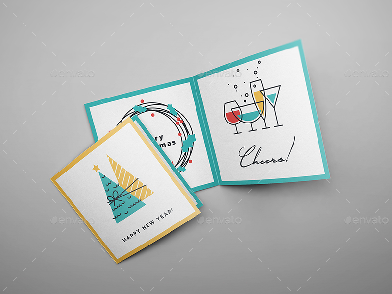 10 Types Of Invitation/ Greeting Card Mock-up by Wutip | GraphicRiver