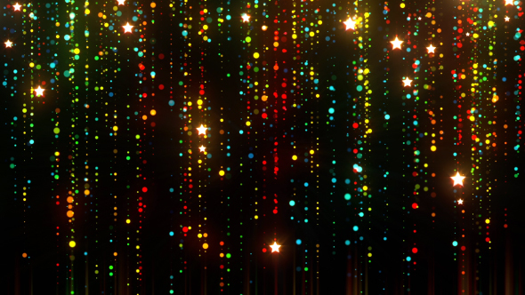 Christmas Colorful Particles Star New Year alt