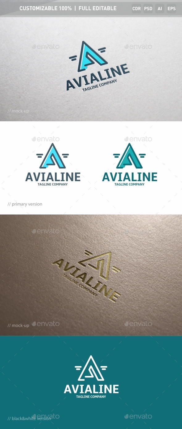 Avialine Logo Template - Objects Logo Templates