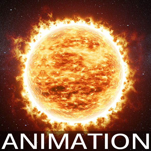 Animated sun v01 - 3Docean 12244980
