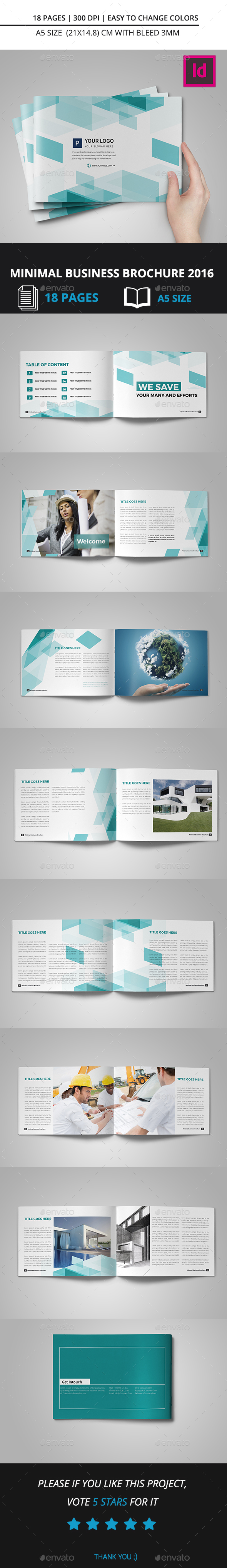 Minimal Business Brochure 2016 - Corporate Brochures